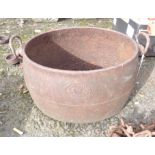 A Kenrick & Sons iron pot - no lid