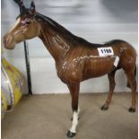 A large Beswick standing horse