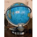 A Columbus illuminated globe