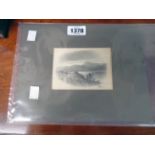 Benjamin Williams Leader (attributed): a small unframed mounted monchrome drawing, depicting a