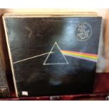 Nine Pink Floyd vinyl LPs - various condition
