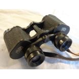 A cased pair of Carl Zeiss Jena Jenoptem 8X30 binoculars