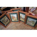 R.T. Pritchett FSA: a set of six framed coloured illustrations for a Hans Christian Anderson