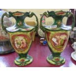 A pair of Victorian vases