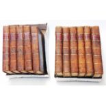 The Works of Samuel Johnson Vols. 2-12, 8vo., leather bound, printed by Luke Hansard, London 1801
