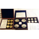 A boxed and cased Windsor Mint 75th Anniversary of the Second World War coin set - sold with a