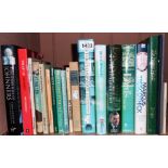 A small collection of cricket interest biographies and other books, also golfing interest titles