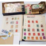 A collection of mainly 20th Century loose stamps and in packets including Russian examples - sold