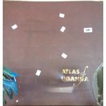 A vintage Atlas of Uganda - damage