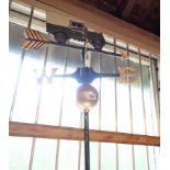 A modern reproduction painted metal Landrover pattern weather vane