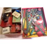 A Meccano No. 5 box with unchecked contents - sold with various other pieces of Meccano