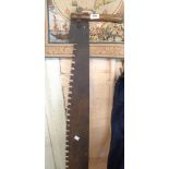 An old two-handed saw