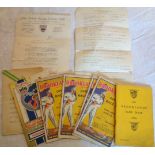 A selection of racing ephemera relating to the 1933 British Empire Trophy Meeting including