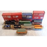 A boxed Hornby OO gauge 2206 Tank Locomotive 0-6-0 - sold with seven boxed wagons 4649 Low Sided