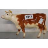 A mid 20th Century Beswick Hereford cow 948