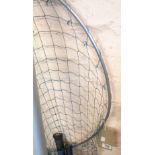 A Sharpe's of Aberdeen large landing net with knotless mesh and lanyard