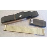 Two vintage British Thornton slide rules