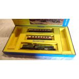 A boxed Hornby OO gauge passenger train set 2020 Torbay Express with 4-6-0 Denbigh Castle loco -