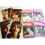 A quantity of The Beatles Monthly magazines and four colour publicity photographs - various