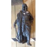 A pair of Large 19th Century Spelter Figures Depicting Arabic Gentleman - One a/f