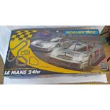 A boxed Scaletrix Le Mans 24 hour set - incomplete, one car