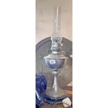 A Veritas Chrome Plated Oil Lamp