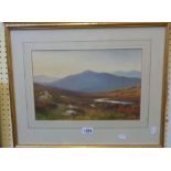 F. J. Widgery: a gilt framed watercolour entitled "On the North Teign" - signed to the lower right
