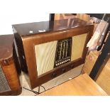 A Vintage Bush Wooden Cased Valve Radio