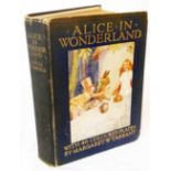 Alice's Adventures In Wonderland by Lewis Carroll with coloured illustrations by Margaret W.