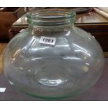 A small glass carboy