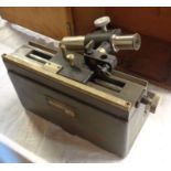 A vintage Vernier microscope no. 11 by the Precision Tool & Instrument Co. Ltd., in original case