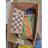 A box containing a quantity of assorted collectable toys and other items including Wills Star