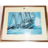 Philip Plisson: a framed and signed maritime photograph
