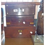 Three Assorted Antique Boxes for Restoration
