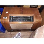 A Vintage Bush Wooden Cased Valve Radio