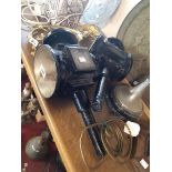 A Pair of Antique Carriage Lamps - One Converted For Electricity