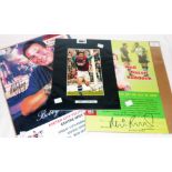 Bobby George: an unframed promotional photograph from 2008 Exeter City Football Club Centre Spot Bar