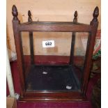 A small square vitrine