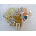 A bag of collectable toys including Sind A bag of collectable vintage toys including Sindy fashion