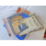 A collection of vintage sheet music, including Vera Lynn, Bing Crosby, etc.