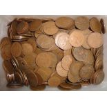 A quantity of pennies and half pennies A quantity of Pennies and Half Pennies