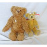 A large Steiff Teddy bear with growl - sold with a Deans Collector's Club Teddy bear