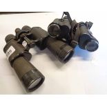 A pair of Lieberman & Gortz X20 binoculars - sold with another pair - both a/f