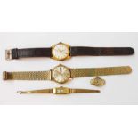 Two vintage gentleman's wristwatches comprising Oris and Birka De Luxe - sold with two vintage