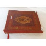 A scrap album A Victorian scrap album containing clip art including animals, figures, Salvation