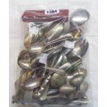 A quantity of loose assorted silver plated cutlery