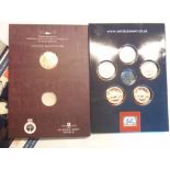 A Worcestershire Medal Service set of five Waterloo commemorative bronze medals, a Battle of