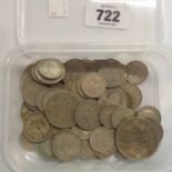 A small quantity of pre-1947 Threepence and Sixpence and a quantity of 1947 and later coinage