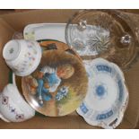 Two boxes of assorted china including Co