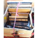 A box of assorted photograph frames